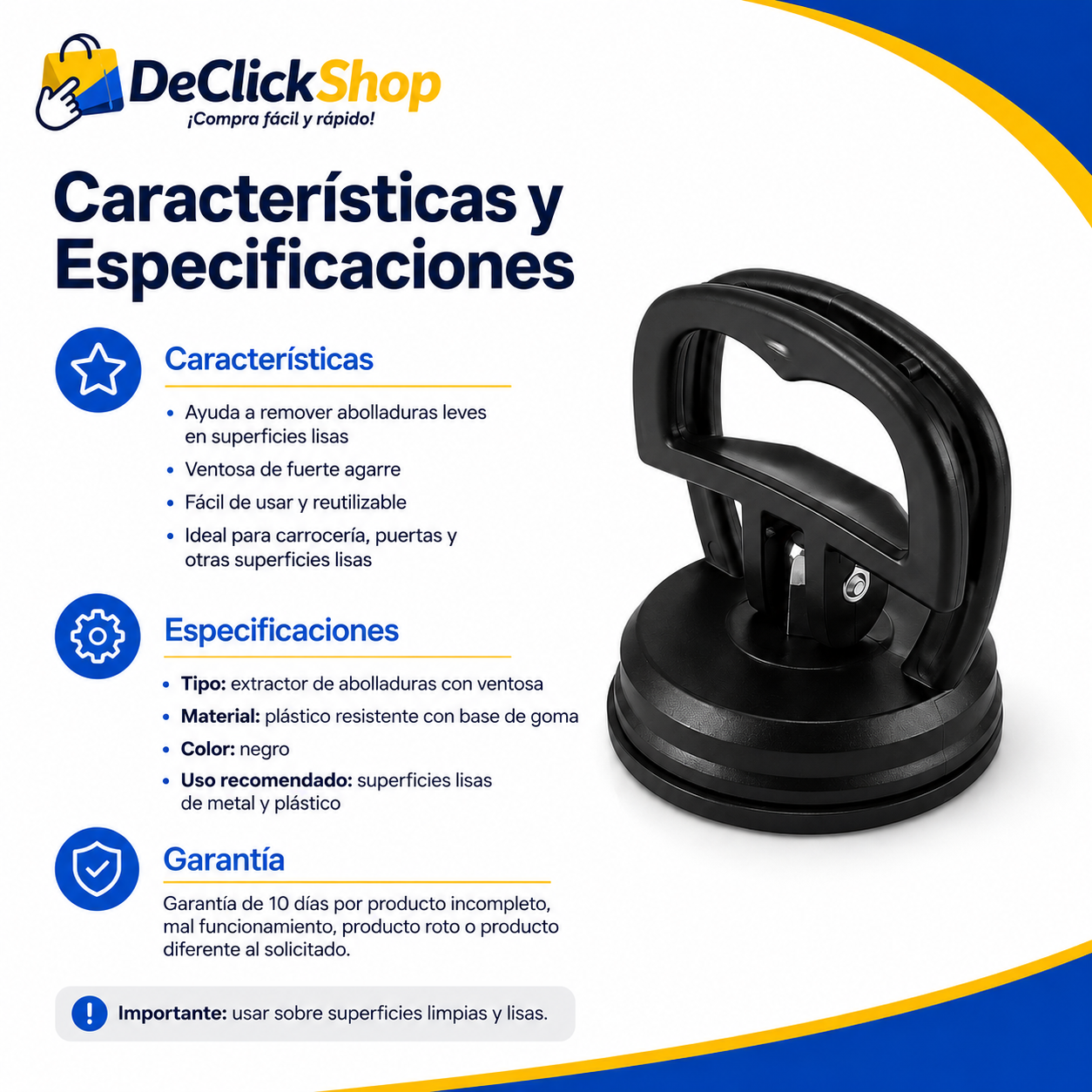 Extractor de Abolladuras para Carro con Ventosa – Fácil de Usar