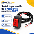 Switch Impermeable de 3 Posiciones para Moto TK001