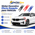 Sticker Decorativo Efecto Rasguño para Vehículo – Vinilo Adhesivo Deportivo