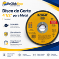 Disco de Corte 4 1/2” para Metal y Acero – 1 Unidad