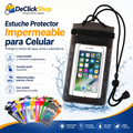 Estuche Protector Impermeable para Celular con Cordón – Ideal para Playa, Piscina y Lluvia