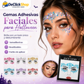 Gemas Adhesivas Faciales para Halloween, Maquillaje y Disfraces