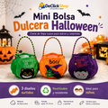 Mini Bolsa Dulcera Halloween en Felpa – Cesta Infantil para Dulces y Sorpresas