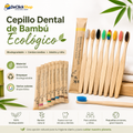 Cepillo Dental de Bambú Ecológico Biodegradable – Cerdas Medias