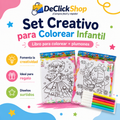 Set Creativo Infantil para Colorear con Plumones