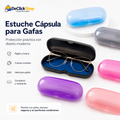 Estuche Cápsula Translúcido para Gafas – Rígido, Liviano y Compacto