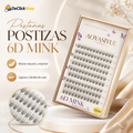 Pestañas Postizas 6D Mink Efecto Natural – Modelo 2521