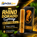 Rhino Dorado Spray Retardante 10 ml + Gummies de Obsequio