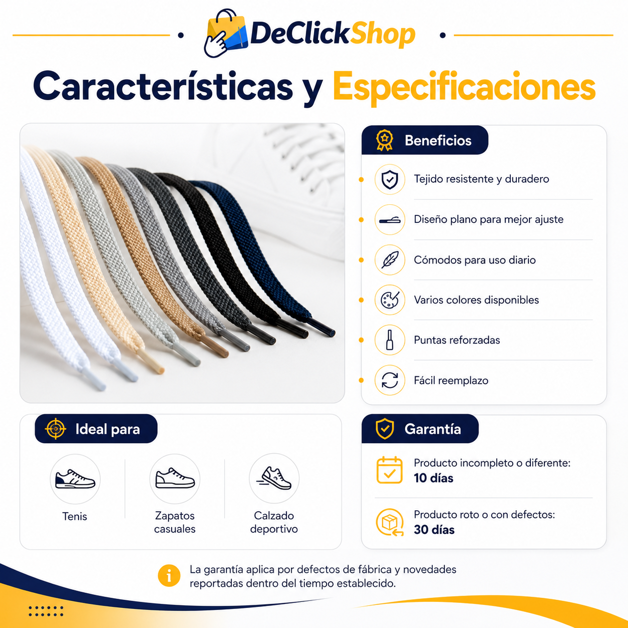 Cordones Premium para Calzado – Resistentes, Cómodos y en Varios Colores