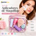 Set de Aplicadores de Maquillaje Suaves x 2 Piezas – Reutilizables y Lavables