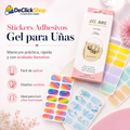 Stickers Adhesivos Gel para Uñas – Diseños Surtidos para Manicure Fácil en Casa