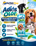 Adiós Olor – Eliminador de Olores para Mascotas 250 ml